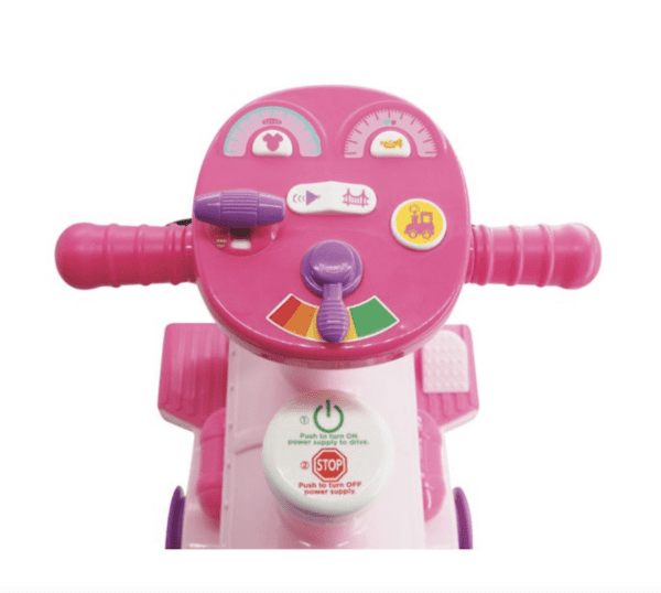 Disney Minnie Mouse 6-Volt Tren con línea 1-3 años. - Imagen 6