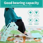 Juego de columpio y tobogán para niños con aro de baloncesto para niños, divertido juego de tobogán para interiores y exteriores, juego de juegos - Imagen 11