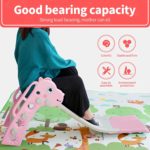 Juego de columpio y tobogán para niños con aro de baloncesto para niños, divertido juego de tobogán para interiores y exteriores, juego de juegos - Imagen 14