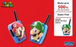 Super Mario Bros Walkie Talkies - Juguetes para niños, de largo alcance, radios de mano libres estáticas bidireccionales, diseñados para juegos en interiores o exteriores para niños a partir de 3 años - Imagen 4