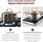 Quemador inducción - Duxtop 1800 vatios encimera eléctrica de inducción con quemador simple - Imagen 5