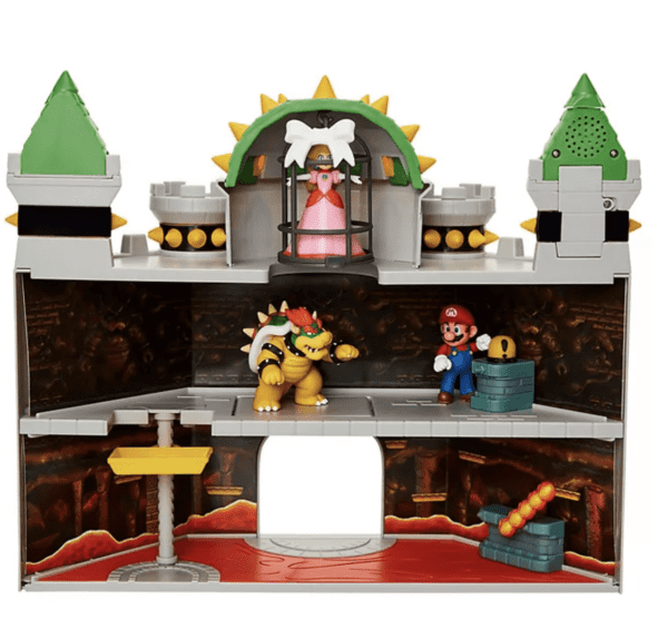 Castillo Super Mario Deluxe Bowser's Castle with 5 Figures - Imagen 7