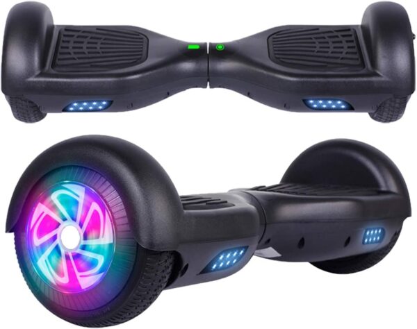 Hoverboard - Hoverboard de 6.5 pulgadas luces LED intermitentes, tabla para niños y adolescentes - Imagen 3