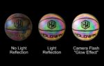 Baloncesto de cesta luminosa holográfica reflectante brillante para juegos nocturnos, regalo perfecto de HoloHoops juguetes - Imagen 6