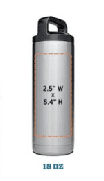 Termo Rambler Termo de 36 onzas, aislado al vacío, de acero inoxidable, con tapa para sorbos