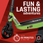 Razor Black Label E90 Electric Scooter, for Kids Ages 8+ and up to 120 lbs, Up to 10 mph & Up to 40 mins of Ride Time, 90W Power Core High-Torque Hub Motor - Imagen 5