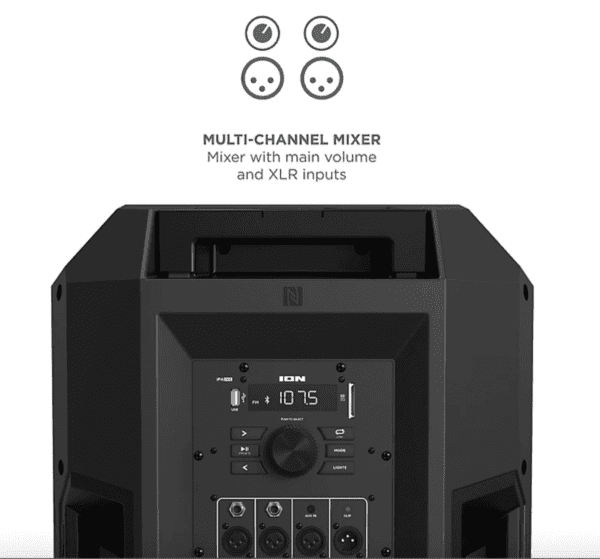 Parlante Bluetooh - ION Total PA Live - High-Power Bluetooth-Enabled PA Speaker System - Imagen 3