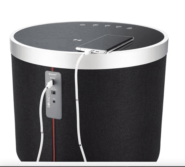 Parlante Bluetooth - Mesa de sonido Soundstream con sistema de altavoces Bluetooth 5.0 incorporado y carga inalámbrica - Imagen 2