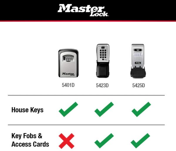 Master Lock 5420D Escoge tu propia combinación - Imagen 8
