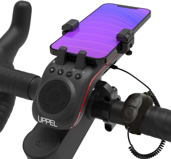 Altavoz Bluetooth para bicicleta, altavoz multifuncional para bicicleta 10 en 1, luz LED, micrófono de bocina de bicicleta, ideal para carretera y bicicleta de montaña, ciclismo extremo e informal - Imagen 9