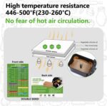 Forros de papel para freidora de aire, forro de papel desechable para freidora de aire doble ninja, papel pergamino, papel pergamino de grado alimenticio y papel de hornear, impermeable y a prueba de aceite, para hornear asar (125 piezas) - Imagen 2