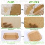 Forros de papel para freidora de aire, forro de papel desechable para freidora de aire doble ninja, papel pergamino, papel pergamino de grado alimenticio y papel de hornear, impermeable y a prueba de aceite, para hornear asar (125 piezas) - Imagen 6