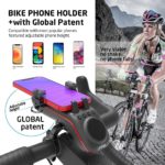Altavoz Bluetooth para bicicleta, altavoz multifuncional para bicicleta 10 en 1, luz LED, micrófono de bocina de bicicleta, ideal para carretera y bicicleta de montaña, ciclismo extremo e informal - Imagen 6
