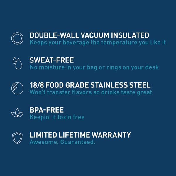 Botella thermo - Takeya Actives - Termos aislados en acero inoxidable con tapa de pico vertedor. Visita la tienda de Takeya - Imagen 6