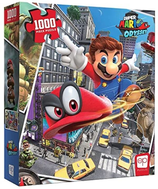Super Mario Odyssey Snapshots - Rompecabezas de 1000 piezas premium | Super Mario Odyssey Video Game Collectible Puzzle | Mario Bros Toys (PZ005-569) - Imagen 1
