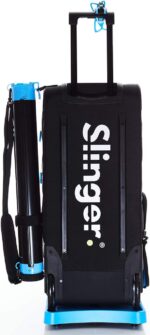 Slinger Lanzador portátil de pelotas de tenis, el mejor lanzador de bolas y máquina de lanzamiento, bolsa de tenis multifuncional, control remoto, con oscilador, tubo de bola, soporte para cámara - Imagen 4