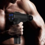 Pistola de masaje de tejido profundo, masajeador muscular eléctrico de mano, dispositivo de masaje de percusión de alta intensidad para aliviar el dolor con 10 accesorios y 30 velocidades (negro) - Imagen 2