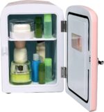 Mini Frigidaire - Enfriador para maquillaje y bebidas de 6 latas, blanco, 4 litros - Imagen 10