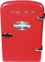 Mini Frigidaire - Enfriador para maquillaje y bebidas de 6 latas, blanco, 4 litros - Imagen 4