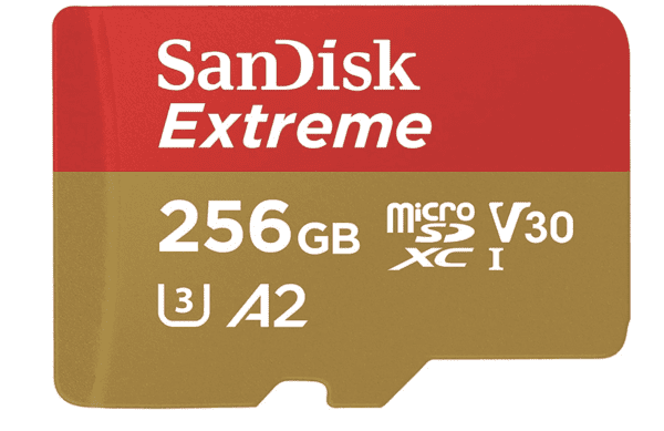 Tarjeta de memoria microSDXC UHS-I Extreme de 256 GB con adaptador, hasta 190 MB/s, C10, U3, V30, 4K, 5K, A2, tarjeta Micro SD - SDSQXAV-256G-GN6MA - Imagen 4
