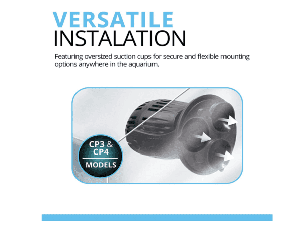 Bomba de circulación para acuarios de agua dulce y salada, 14346 Fluval Sea CP2  200 L / 50us Gal - Imagen 3