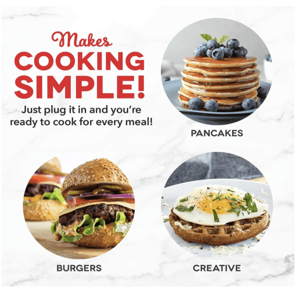 DASH Mini Maker waflera + plancha, paquete de 2 planchas + plancha de gofre, color aguamarina - Imagen 2