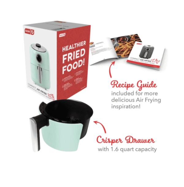 Freidora de aire Dash COMPACT AIR FRYER 2QT. - Imagen 4