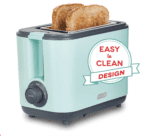 Tostadora Dash turquesa EASY TOASTER