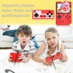 Consola de juegos de mano para niños, consola de juegos retro para adultos, mini juegos portátiles de mano con 500 juegos clásicos, pantalla a color de 3.0 pulgadas, compatible con dos jugadores - Imagen 10