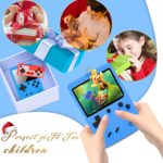 Consola de juegos de mano para niños, consola de juegos retro para adultos, mini juegos portátiles de mano con 500 juegos clásicos, pantalla a color de 3.0 pulgadas, compatible con dos jugadores - Imagen 6