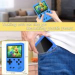 Consola de juegos de mano para niños, consola de juegos retro para adultos, mini juegos portátiles de mano con 500 juegos clásicos, pantalla a color de 3.0 pulgadas, compatible con dos jugadores - Imagen 7