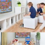 Consola de juegos de mano para niños, consola de juegos retro para adultos, mini juegos portátiles de mano con 500 juegos clásicos, pantalla a color de 3.0 pulgadas, compatible con dos jugadores - Imagen 4