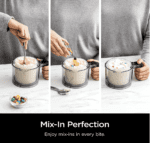 Ninja Creami NC301RD, máquina para hacer helado, gelato, malteada, sorbetes y batidos, 7 programas de un solo toque, plateado - Imagen 6