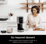 Ninja Creami NC301RD, máquina para hacer helado, gelato, malteada, sorbetes y batidos, 7 programas de un solo toque, plateado - Imagen 2