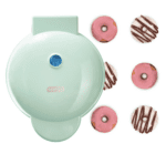 Mini Donas DASH Mini máquina para hacer donas para desayuno, aperitivos, postres y más aptos para niños, con superficie antiadherente, hace 7 donas - Imagen 13