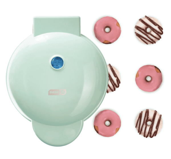 Mini Donas DASH Mini máquina para hacer donas para desayuno, aperitivos, postres y más aptos para niños, con superficie antiadherente, hace 7 donas - Imagen 13