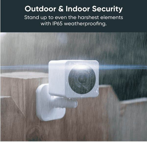 Camara WYZE Cámara de seguridad Cam OG, interior/exterior, cámara de seguridad Wi-Fi HD 1080p con visión nocturna a color, foco integrado, detección de movimiento, audio de 2 vías, compatible con Alexa y Google Assistant, color blanco - Imagen 5