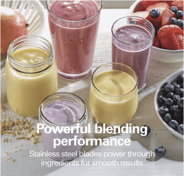 Hamilton Beach - Batidora personal, con taza de viaje de 14 onzas, con tapa - Imagen 7