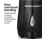 Hamilton Beach - Batidora personal, con taza de viaje de 14 onzas, con tapa - Imagen 4