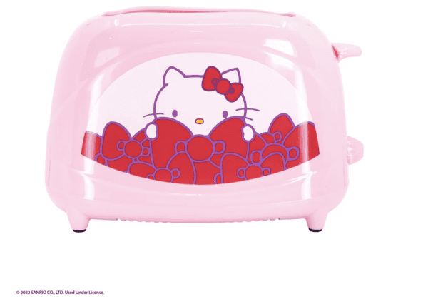 Tostadora de dos rebanadas - Hello Kitty - Detalle en el pan. - Imagen 3