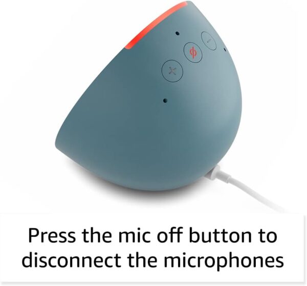 Alexa Echo Pop | Parlante inteligente y compacto con sonido definido y Alexa | Carbón - Imagen 8