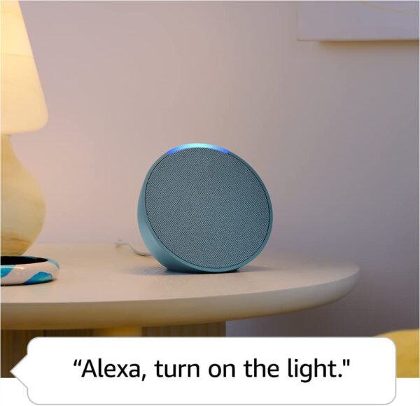 Alexa Echo Pop | Parlante inteligente y compacto con sonido definido y Alexa | Carbón - Imagen 7