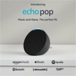 Alexa Echo Pop | Parlante inteligente y compacto con sonido definido y Alexa | Carbón - Imagen 6