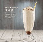 Nostalgia - Máquina para hacer batidos o mezclar bebidas Coca Cola eléctrica y de dos velocidades, edición limitada, incluye taza para mezclar de acero inoxidable de 16 onzas y varilla, roja - Imagen 4