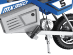 Razor MX350 Dirt Rocket - Bicicleta eléctrica para motocross todoterreno para mayores de 13 años, hasta 30 minutos de tiempo de conducción continua, neumáticos llenos de aire de 12 pulgadas, freno trasero operado a mano, acelerador de agarre giratorio, motor impulsado por cadena - Imagen 7