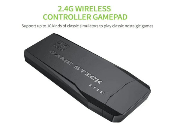 Consola de juegos retro inalámbrica, mini consola de videojuegos Arcade Plug and Play Salida HDMI 4K, más de 10000 juegos, gamepad inalámbricos 2.4G, consola de juegos clásica para niños y adultos - Imagen 3