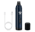 Corta uñas para mascota - Lima de uñas para perro. Recortador de uñas de mascota profesional de 2 velocidades, eléctrico, recargable, sin dolor, cuidado y suavizado de garras para perros y gatos pequeños y medianos, Azul oscuro