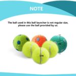 Lanzador automático de pelotas para perros, lanzador automático de pelotas para perros, máquina lanzadora de pelotas de tenis para perros, juguetes interactivos para perros, 6 pelotas incluidas - Imagen 5
