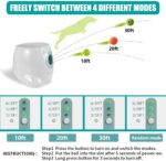 Lanzador automático de pelotas para perros, lanzador automático de pelotas para perros, máquina lanzadora de pelotas de tenis para perros, juguetes interactivos para perros, 6 pelotas incluidas - Imagen 7