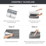 Cama ortopédica grande para perros grandes, sofá grande de espuma impermeable con funda extraíble lavable, forro impermeable y sofá inferior antideslizante, cama para mascotas - Imagen 7